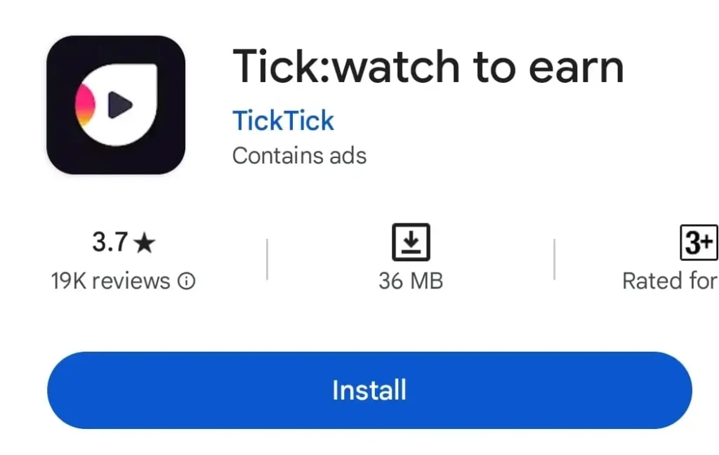 Tick app play store Screenshot 